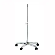 Equipoise Base Fittings Five Castor Floor Stand Chrome Superlux Lighting LSM-11-CH