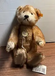 Vintage 1980's Steiff Petsy Replica Of 1928 Bear. Sound Mechanism Still Works.