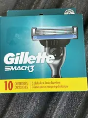 Gillette Mach3 Razor Blades Cartridges Pack Of 10