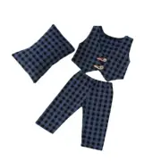 Cool Baby Newborn Baby Photography Props Checkered Pillow Pants & Vest Set Gift