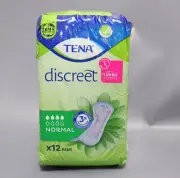 TENA Lady Discreet Normal Pads - 12 per box / Pack of 11- Normal