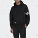 【adidas 愛迪達】上衣 男款 長袖上衣 帽T 運動 三葉草 國際碼 NEW C HOODIE 黑 HM1871