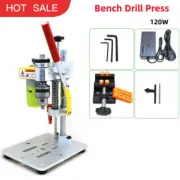 Mini Bench Top Drill Press Desktop Drilling Machine with B10 Drill Chuck/ Power