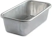 Nordic Ware USA Natural Aluminium 1 Pound Loaf Pan, 22.5 x 12 x 7 cm,Silver