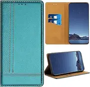 [CYXHCJYH] Compatible with Motorola Edge 30 Fusion Wallet Case, Leather Wallet Cover with 2 Card Holder Slots Kickstand Shockproof Case for Motorola Edge 30 Fusion-Green