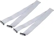 uxcell 2 Pcs IDC Flat Ribbon Cable, 2.54mm Pitch 50mm Width 100cm Long 40 Pin FC to FC Flat Ribbon Connector Jumper Wire for PC, LED Displays