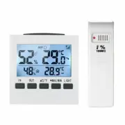 LCD Digital Wireless Indoor/Outdoor Thermometer Hygrometer ℃/℉ Temperature Humid