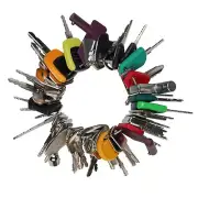 67 Excavator Plant Digger Keys Master Set Bobcat CASE Caterpillar Komatsu JCB JD