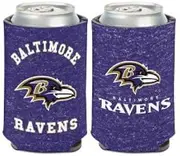 Baltimore Ravens Team Heathered Can Cooler 12 oz.