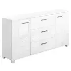 Artiss Buffet Sideboard Cupboard Cabinet High Gloss Pantry Storage Drawers White