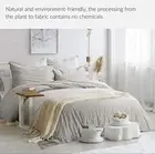 Bedsure Linen Duvet Cover King 55% Cotton 45% Linen Duvet Cover Set - 3 Pieces
