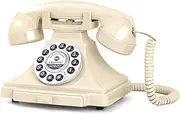 Audio Guest Book Wedding Phone, Audio Guestbook, Unique Voicemail Message Recorder Audio Guest Book Wedding Phone for Birthday Party, Baby Shower, Anniversary, Engagement (Beige)