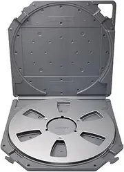 Snblzhef 10inch 6-Hole Empty Takeup Reel with Empty Take Up Reels Storage Box Portable Protection Case for 10 Inch Sound Tapes B