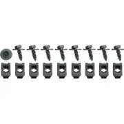 1972-76 Camaro; AC Under Dash Air Outlet Hardware Set; 18 Pieces