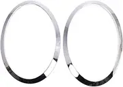 Headlight Trim Ring 2pcs Replacement for MINI COOPER F55/F56/F57 2014-2021 OEM 51137300631, 51137300632, 51712355791, 51712355798