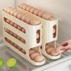 Refrigerator Egg Storage Box Kitchen Egg Box Storage Egg Large Box Capacity P0F0