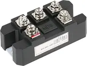 1pc MDS100A Black Bridge Rectifier, Three Phase Diode Bridge Rectifier AC to DC 100A Amp Rectified Current High Power Voltage 1600V Maximum Average Forward
