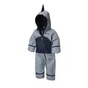 Columbia Bunting Snowsuit Infant 0-3 Month Gray Shark NEW