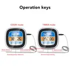 Digital Meat Thermometer LED Display Reading Meat Temperature Gauge For Kitchen♡