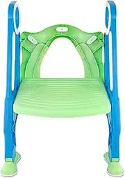 Toilet Training Seat,Kids Potty Training Seat Ladder - Foldable Toddler Potty Seat Potty Chair, Kids Toilet Training Seat with Step Stool Ladder