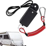 Trailer Brake Switches - Trailer Brake Parts with 4 Feet Coiled Cable - Portable Breakaway System Components for Rv Towing