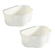 Changing Table Organizer 2 Pieces Kitchen Cupboard Door Hanging Waste Bins, Changing Table Organizer For Hanging, Drip Tray For Kitchen Waste xi