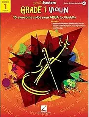 Hal Leonard Gradebusters Grade 1 Violin Book: 15 Awesome Solos from Abba to Aladdin