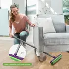 Rubber Broom Pet Hair Remover, Silicone Squeegee Brooms for Floor, Tile, Wind...