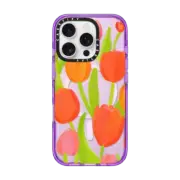 iPhone 16 Pro Impact Case MagSafe Compatible tulips by smoleart