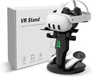 G-STORY Charging Dock for Meta Quest 3 Headset Controllers with Battery, VR Charging Station for Meta Quest 2 Fast Charging Meta Quest Pro Accessories (Minimalist)