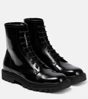 [The Row] The Row Ranger patent leather ankle boots AU 4 black
