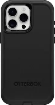Black Case For iPhone 15 Pro Max OtterBox Defender Case with Holster
