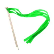 15Pcs Wedding Ribbon Sticks Party Ribbon Streamers Sticks Green