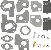 495606 494624 Briggs & Stratton 80200 81200 82200 135292 135232 135212 3 thru 5 HP horizontal carburetor overhauled repair rebuild kit, gasket diaphra