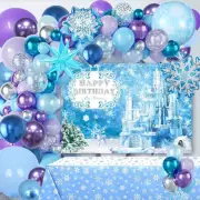 Frozen Birthday Party Decorations for Girls -138Pcs Frozen Balloon Garland Arch