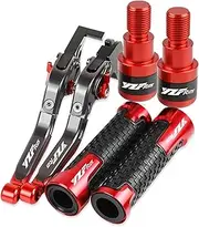 Motorbike Handlebar Grip end for YZFR125 YZF R125 YZF-R125 All Years Motorcycle Adjustable Extendable Brake Clutch Levers Handlebar Hand Grips Ends (Color : 17)