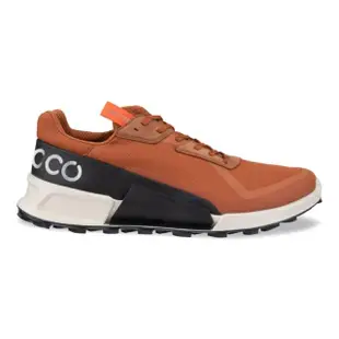 【ecco】BIOM 2.1 X COUNTRY M 輕盈防水戶外跑步運動鞋 男鞋(深棕紅/黑色 82283450584)