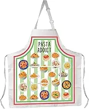 Italian Pasta Apron Pasta Addict Apron Italian Pasta Lover Gift Pasta Types Apron Italian Gifts Italian Food Apron