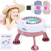 Hevtsde Knitting Machine 22 Needles, Weaving Knitting Looms, Hand Knitting Machine, Hand Crank Knitting Machine, Double Knit Loom Machine, DIY Knitting Machine for Beginners Adults Scarf Socks Hat