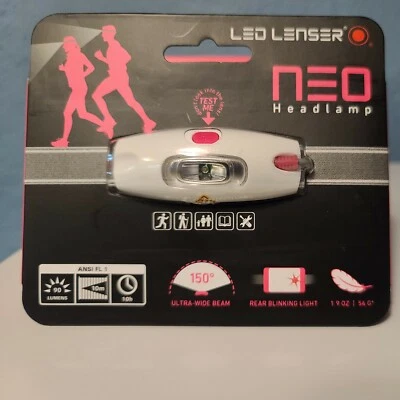 LED Lenser NEO Headlamp Flashlight 90 Lumens 10M 880216