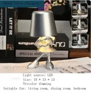 Touch Desk Lamp, Study Room, Bedside Lamp, Decorative Lamp USB Charge Silver B