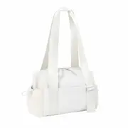 Stylish Mini Gym Bag Travel Tote Compact Duffel With Wet Pocket Luggage Sleeve Multiple Compartments White Gym Bags
