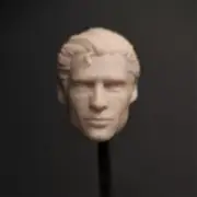 1/18 Scale Super Man Clark Kent Head Sculpt Unpainted Fit 3.75" Figure B Style