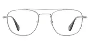 Garrett Leight CLUBHOUSE II BS-SGY Men's Glasses Silver Size 51 - Private Health Rebate - Blue Light Block Available