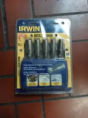 Irwin 3094001 Bolt Extractor Set, 5 Piece, 3/8" to 5/8"