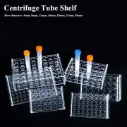 1PC PMMA Centrifuge Test Tube Desktop Shelf Lab Supply Medical Vial Holder