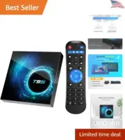 Android 10.0 TV Box - 4GB RAM 64GB ROM - Quad-Core - Dual WiFi - 6K Ultra HD