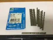 Qty(12) Greenfield (C-L) #18 (.1695") Jobbers Length Cobalt Drill Bits, 46688