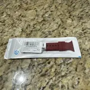 Nukelolo Sport Apple Watch Replacement Band With Case Silicone Strap (Red, 40mm)