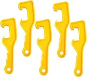 5pcs Paint Can Opener Universal Lid Opener Tool for Water Bottle Paint Bucket Canning Supplies